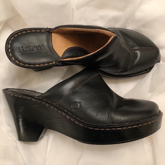 HP💫🌹Born Leather Clogs - Picture 3 of 11